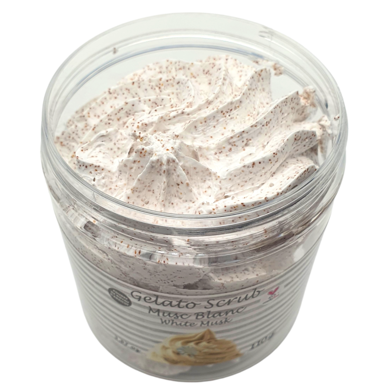 Chantilly de Douche Exfoliante Musc Blanc