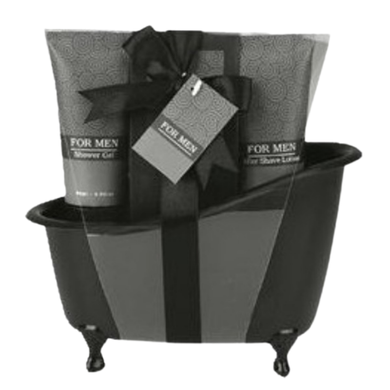 Coffret baignoire homme