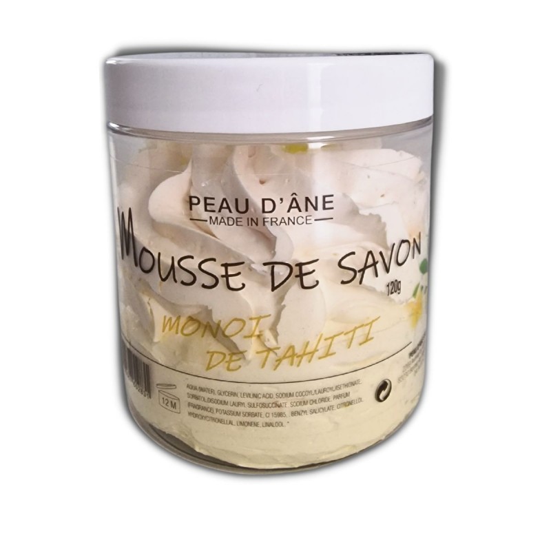 Mousse de savon chantilly monoï de Thaiti